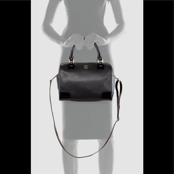 Tory Burch Robinson Middy Satchel Bag Crossbody - Picture 14 of 14